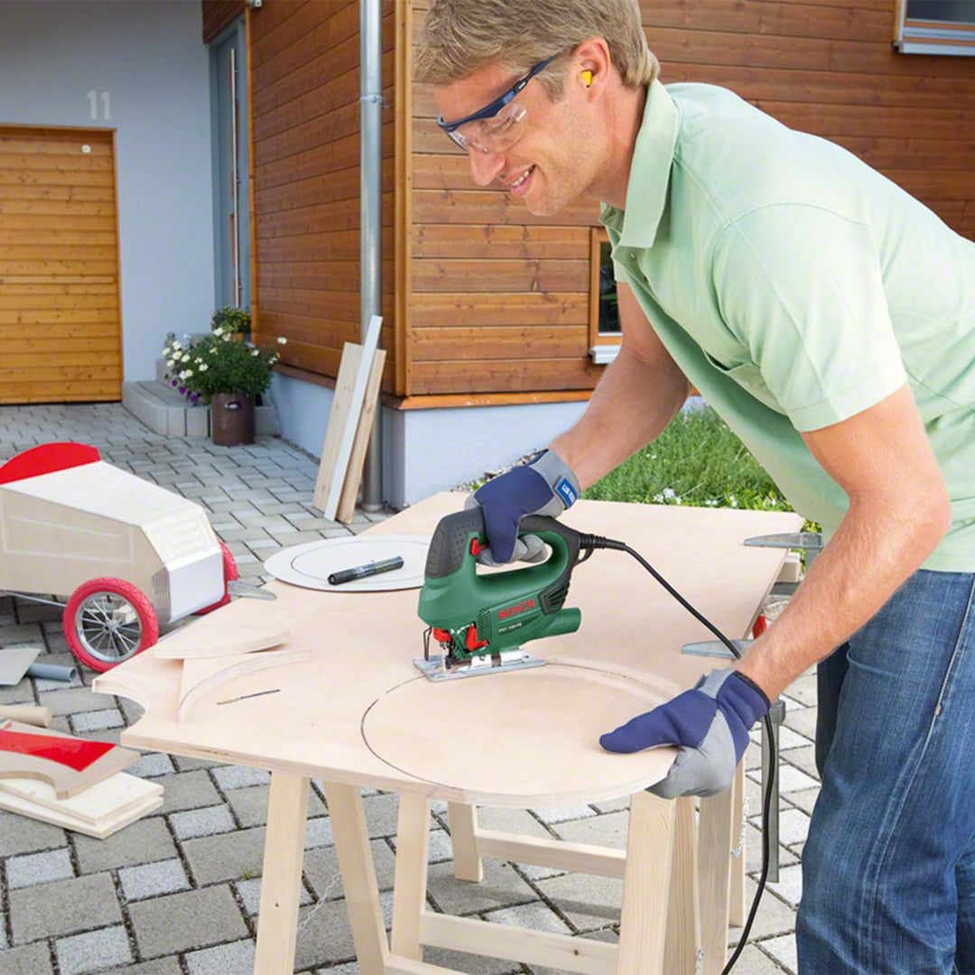 Bosch Home and Garden Stichsäge, grün, 0.603.3A0.500 600 wattsW, 240 voltsV, 530 W, 75 mm profundida