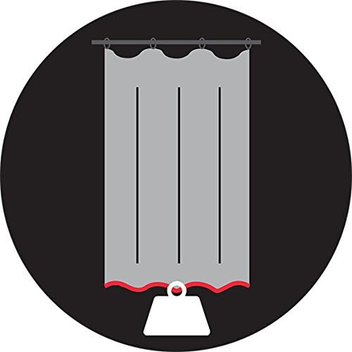 MSV Cotexsa by Premium Anti-Schimmel Textil Duschvorhang - Anti-Bakteriell, waschbar, 100% wasserdic