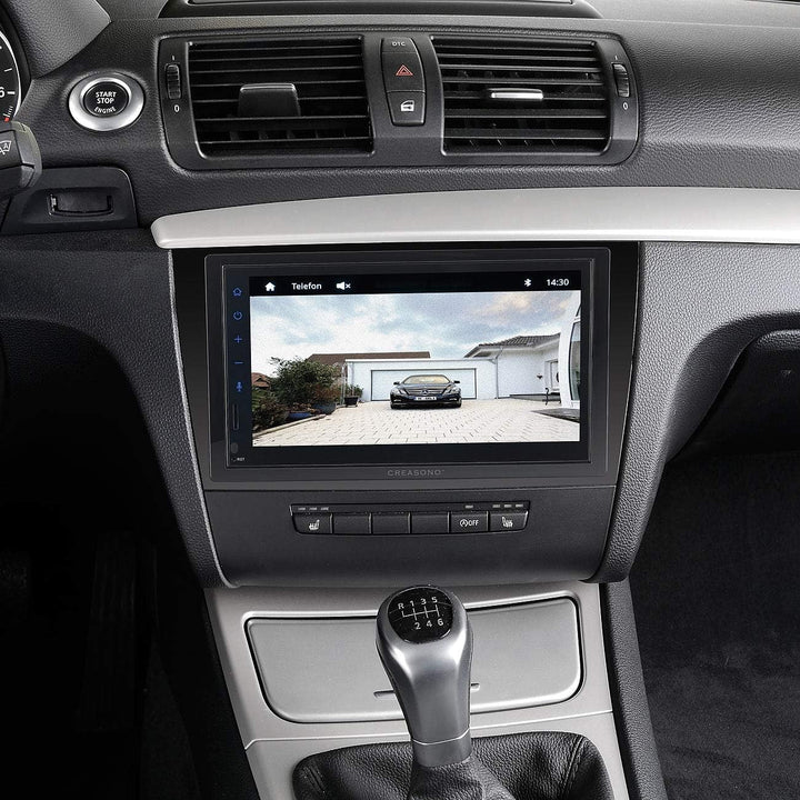 Doppel DIN Carplay: 2-DIN-Autoradio mit Apple CarPlay, Freisprechfunktion, 17,1-cm-Display (Doppeldi