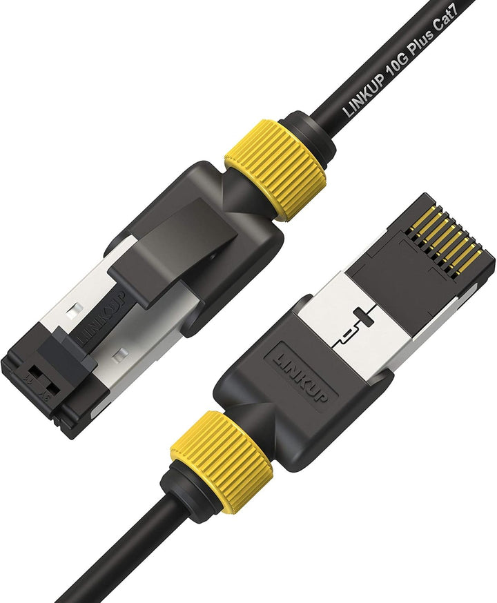 LINKUP - Getestet mit Versiv┃Cat7 Ethernet Patchkabel - 150cm (3er Pack) 10G Doppelt geschirmt RJ45