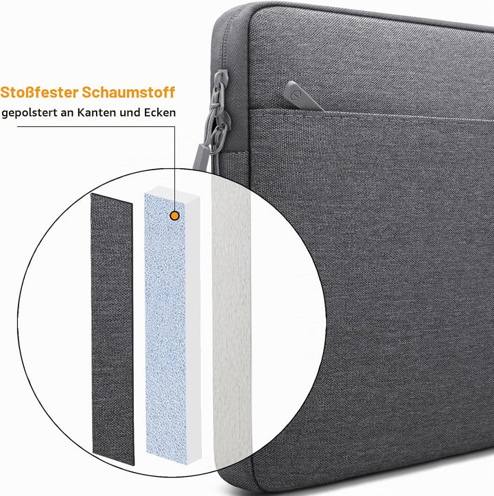 TECOOL 14 Zoll Laptoptasche Hülle für 14 Zoll Acer Asus Dell Lenovo Thinkpad Ideapad HP Notebook Chr