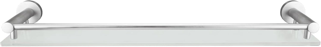 Kleine Wolke Ablage Apollo, Wandaccessoire, Farbe Milky, Material: Aluminium, Glas