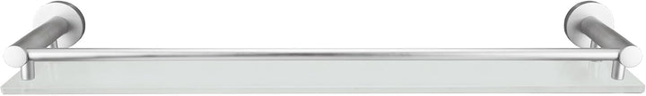 Kleine Wolke Ablage Apollo, Wandaccessoire, Farbe Milky, Material: Aluminium, Glas