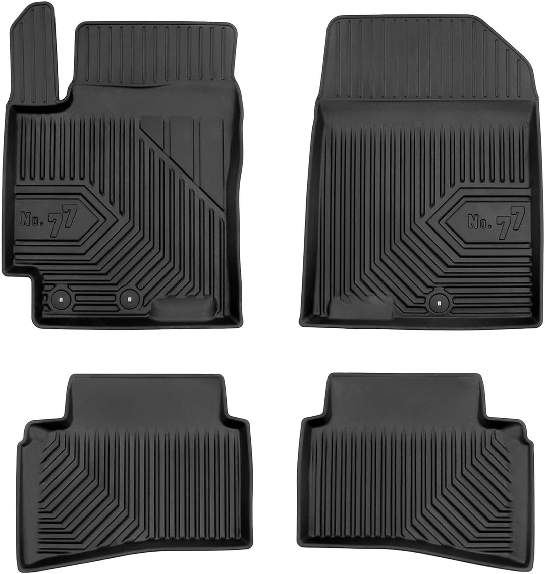 SMK Gummimatten Auto fussmatten Satz für Kia Rio IV 2016-2020 Erleben Sie einen neuen Standard des R