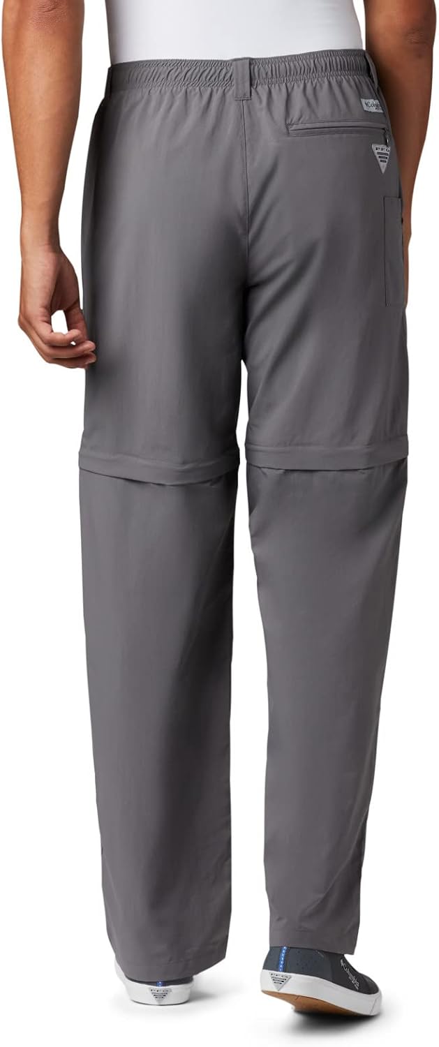 Columbia Herren Backcast Convertible Hose Wanderhose 2X/32" Inseam City Grau, 2X/32" Inseam City Gra