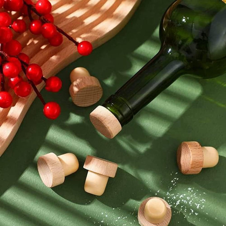 50 Stück T-Förmige Weinstopfen aus Gummi, wiederverwendbare Korken für Weinflaschen, Silikon Flasche