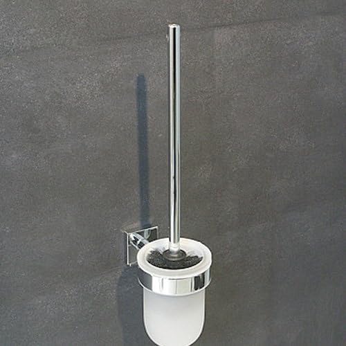BRAVAT Quaruna WC-Wandgarnitur, Messing, Chrom, 132 x 94 x 380