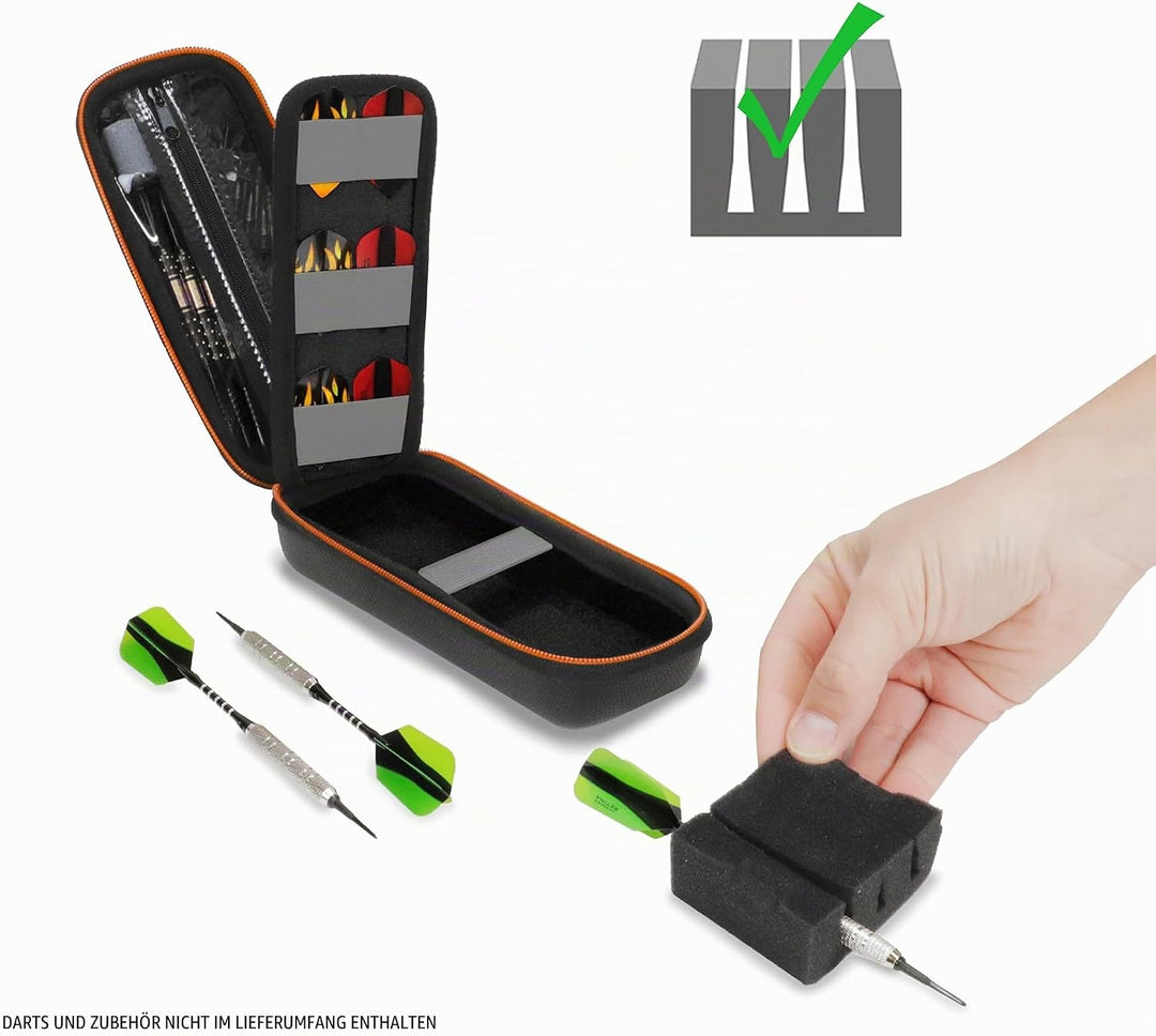 USA Gear Dartkoffer Halfter - 3-Dart-Tasche für Soft-Tip-Darts mit Aufbewahrung für Kunststoffspitze