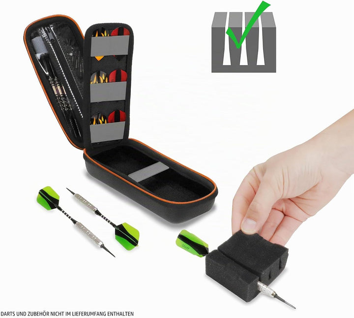 USA Gear Dartkoffer Halfter - 3-Dart-Tasche für Soft-Tip-Darts mit Aufbewahrung für Kunststoffspitze