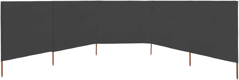 Windschutzgewebe,Windschutz Sichtschutz Balkon,Sichtschutzzaun Anthrazit,600 x 160 cm 600 x 160 cm A