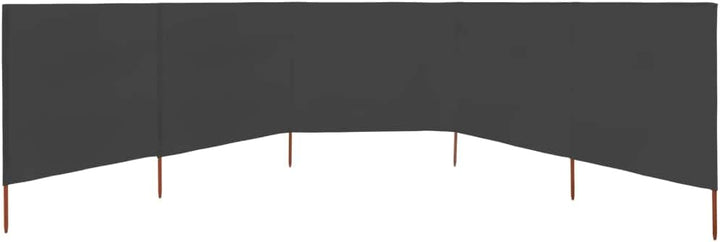 Windschutzgewebe,Windschutz Sichtschutz Balkon,Sichtschutzzaun Anthrazit,600 x 160 cm 600 x 160 cm A