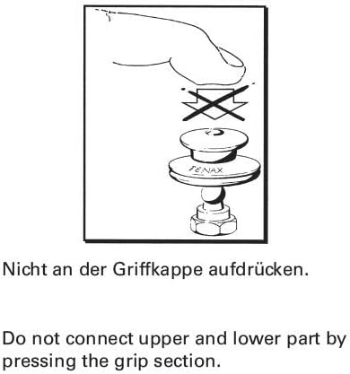 New Marine 10 Stück TENAX Oberteile, gross + 10 TENAX Gewindeschrauben M5 x16