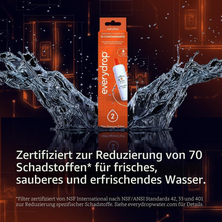 everydrop by Whirlpool Ice and Water Kühlschrankfilter 2, EDR2RXD1, Einzelpack