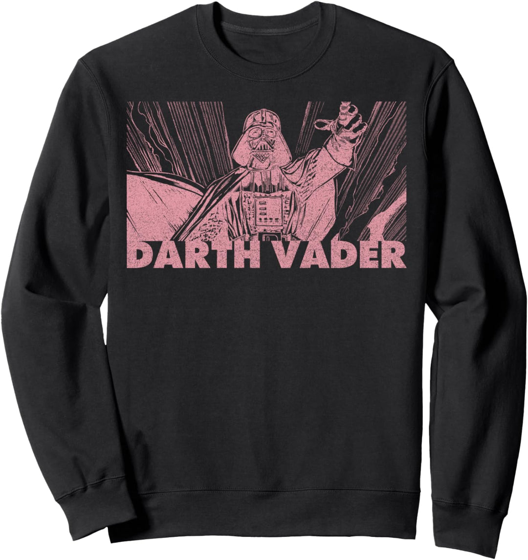 Stars Wars Darth Vader Pink Hue Stamp Sweatshirt