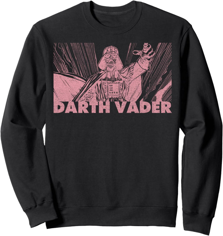 Stars Wars Darth Vader Pink Hue Stamp Sweatshirt