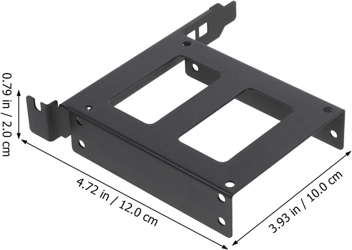 Angoily Ssd Halterung 2.5 Zoll Pci Slot Festplattenhalter Aluminiumlegierung Für Pc Interner Laufwer