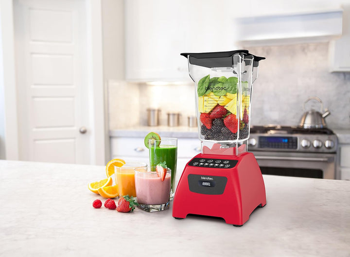 Blendtec C575B4119A-A1AP1A Classic 575 Hochleistungsmixer/Blender, 2.2 liters, Royal Rot Royal Rot S