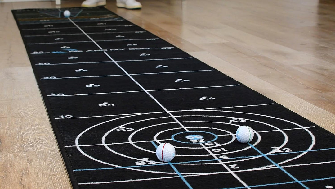 ME AND MY GOLF 6 in 1 Games Golf Puttting Mat (4,3 m) – inkl. Anleitungsvideos (evtl. Nicht in Deuts