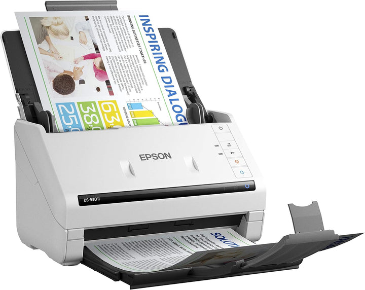 Epson DS-530 II Farb-Duplex-Dokumentenscanner für PC und Mac mit Vorlageneinzug, automatischer Dokum