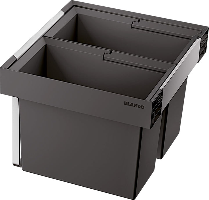 BLANCO FLEXON II low 50/2 | Abfall Müllsystem | für 50 cm breite Unterschränke | System zum Einbau i