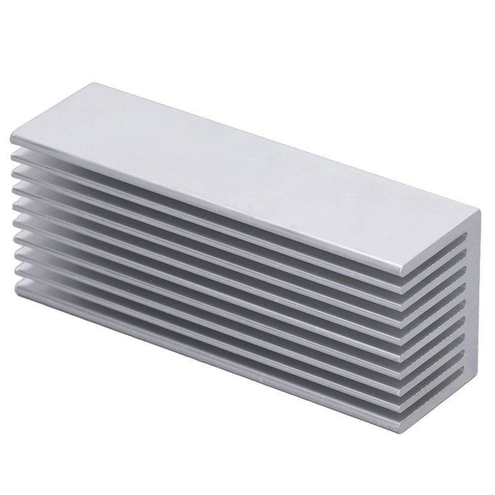 2 Stück Aluminium Kühlkörper 100x40x30mm für CPU Leistungselektronik und Power Board Without adhesiv
