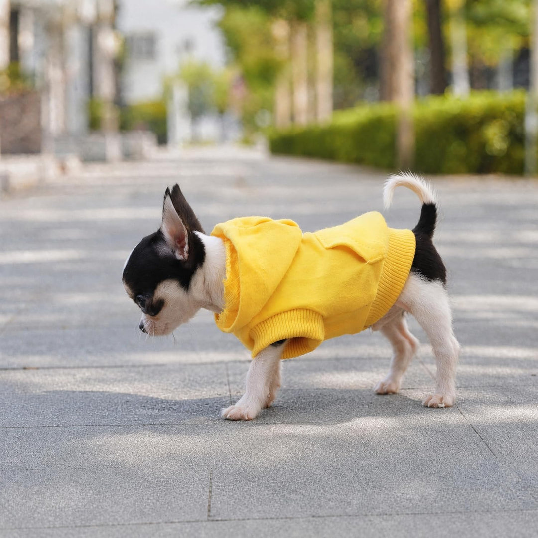 LOPHIPETS Hunde Baumwolle Hoodies Sweatshirts für kleine Hunde Chihuahua Welpen Kleidung Kaltes Wett