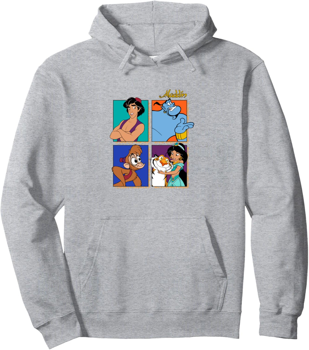 Disney Aladdin Group Shot Box Up Pullover Hoodie