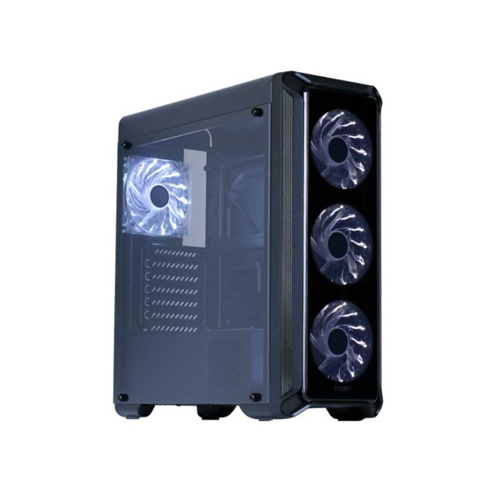 Zalman i3 Edge Midi-Tower PC Gehäuse ATX Gaming Tower, Computergehäuse, ATX Case, PC Case Black, PC-