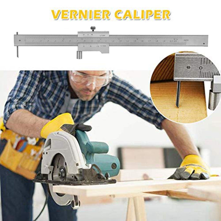 Messschieber, 0-200 MM Parallel-Messschieber Edelstahl Messschieber Metrisch und Zoll Masseinheit(0-