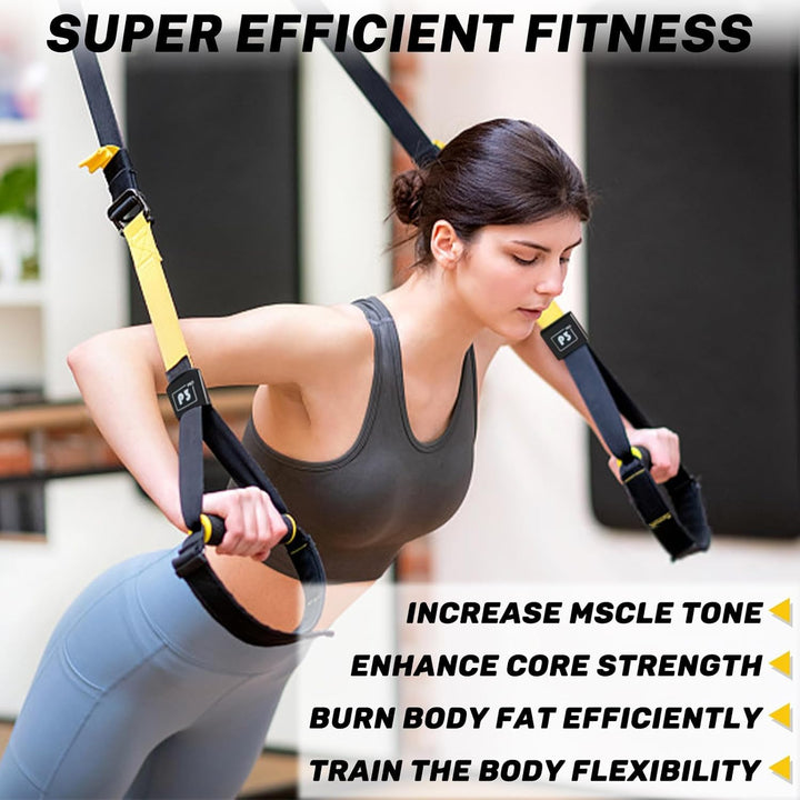 Suspension-Trainingsset, Widerstandstrainer für den ganzen Körper für alle Ebenen, für drinnen und d