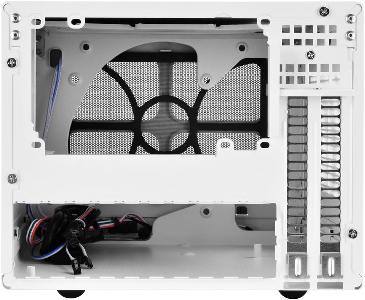 SilverStone SST-SG13WB - Sugo Mini-ITX kompaktes Cube Gehäuse, Mesh-Frontblende, schwarz-weiss, SST-