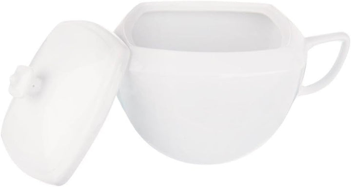 orion group Porzellan-Suppenvase Suppenvase Suppenterrine aus Porzellan mit Deckel 3,5 L