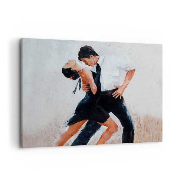 ARTTOR Bilder auf Leinwand 100x70cm Leinwandbild mit Rahmen tanzen sie Gross Wanddeko Bild Schlafzim