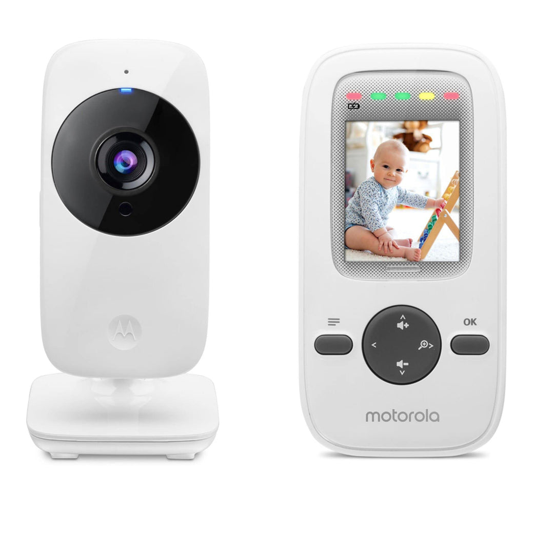 Motorola Nursery VM481 - Video Babyphone mit tragbarer Elterneinheit, hochempfindlichem Mikrofon, In