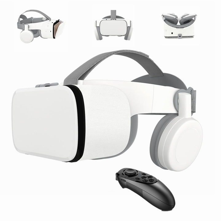 VR-Set Virtual Reality VR für Telefon, kabelloses Bluetooth-VR-Headset VR-Brille 110 ° FOV, unterstü