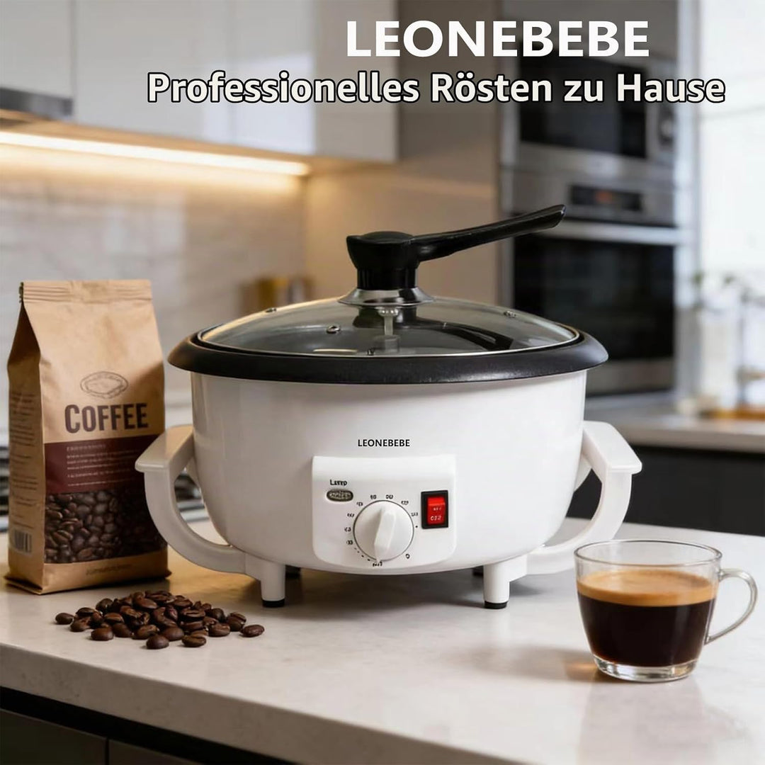 Home Kaffeeröster, Haushalt Elektrischer Kaffeebohne Baker Nuss Erdnuss Cashew Kastanien Röstmaschin