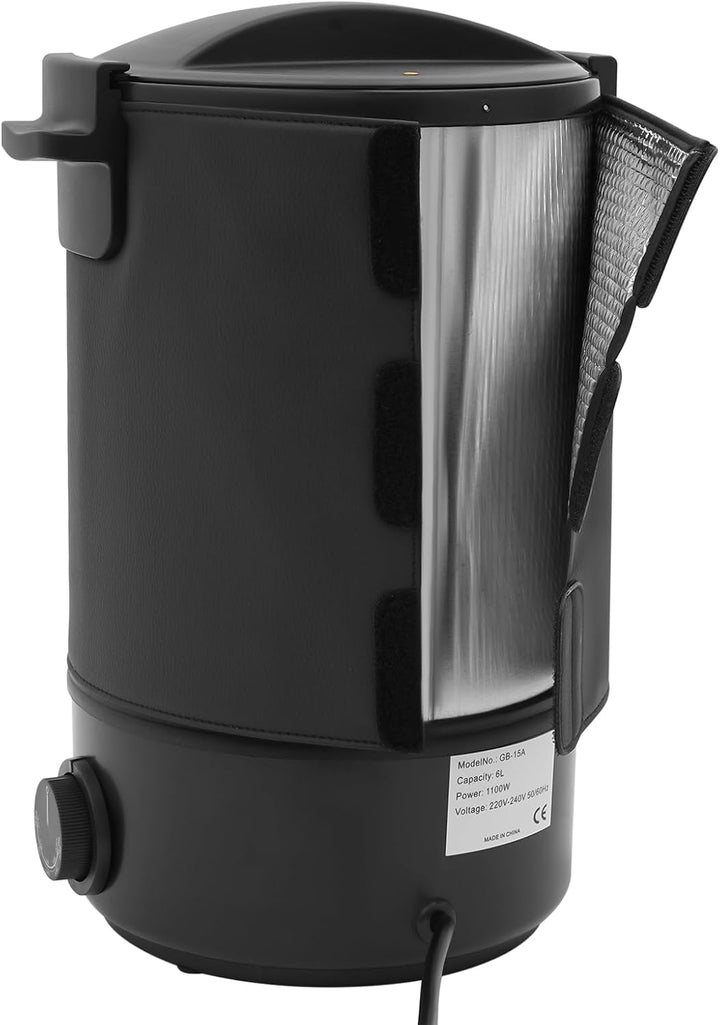 6L Wachs Schmelzofen, 1100W Elektrischer Wachsschmelztopf, Wachsschmelzofen, Wachsschmelzgerät, Wach