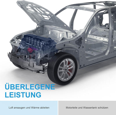 Frankberg Lüftungsgitter Stossfänger Vorne für 5er F10 F18 5er Touring F11 523i 528i 550i 2009-2016