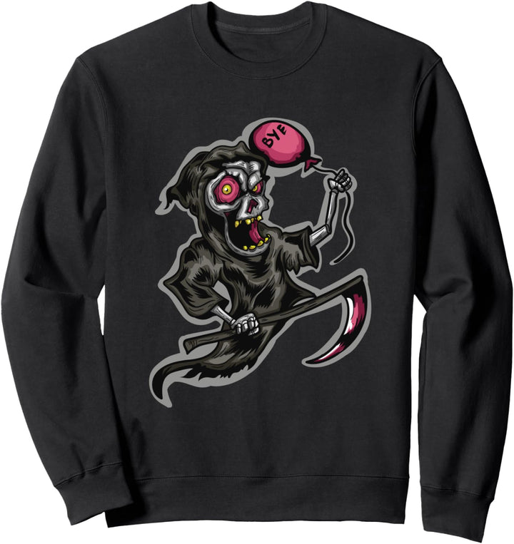 Funny Bye Sensenmann Geschenk Engel des Todes Sweatshirt