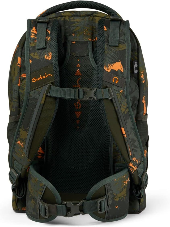 Satch Pack Pencil Slider Light Edition Schulrucksack Set 3tlg. mit Sportbeutel (Jurassic Jungle), Ju