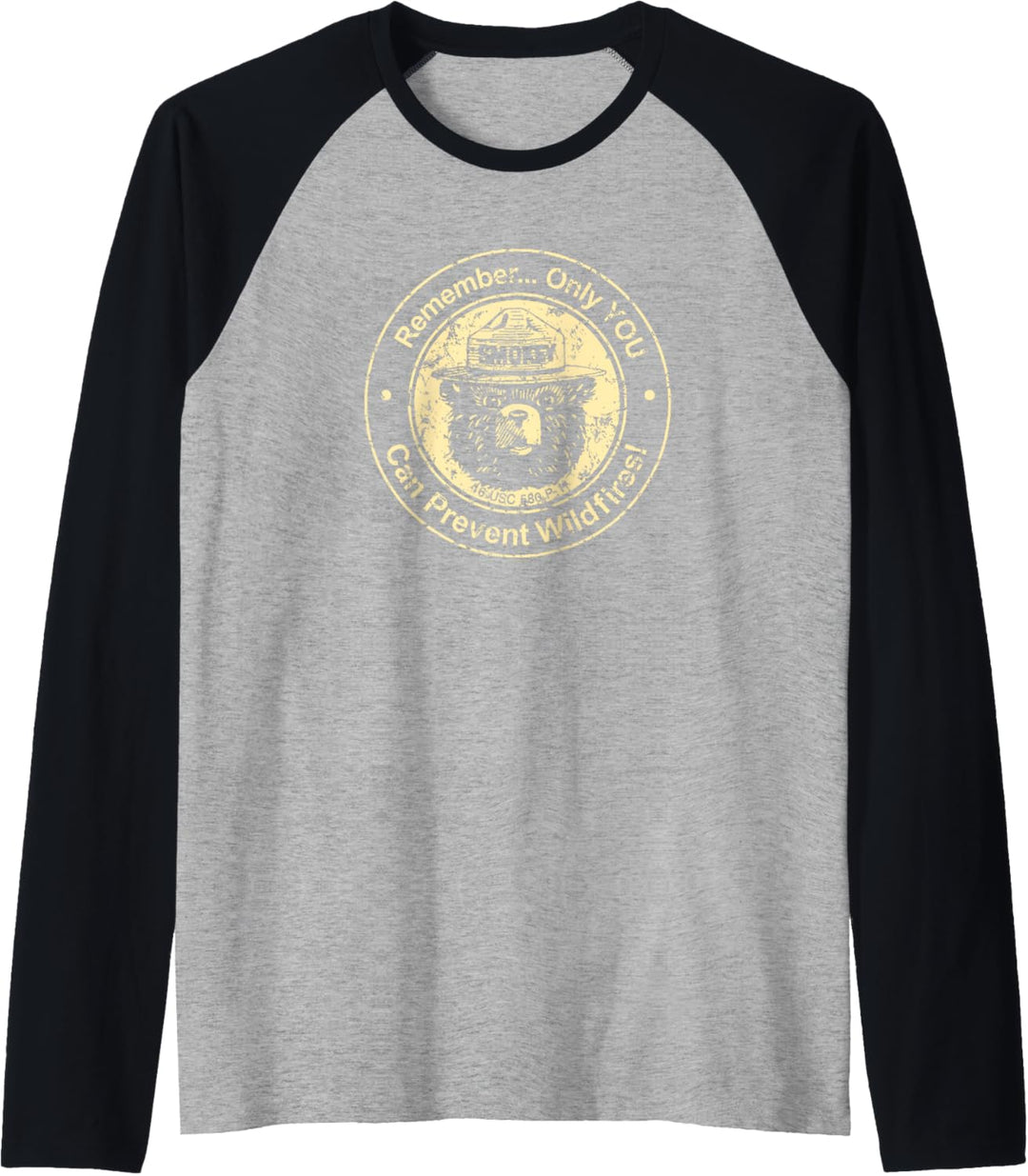 Smokey Bear Nur Sie können Waldbrände verhindern Raglan