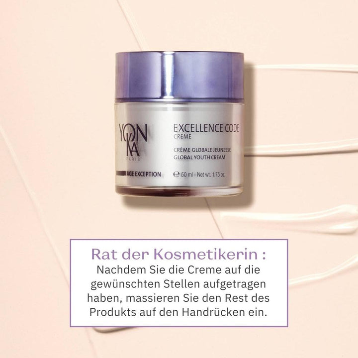 Yon-Ka Age Excellence Code Creme 50ml | Anti-Aging Tagescreme für reife Haut, Botanische Mischung au