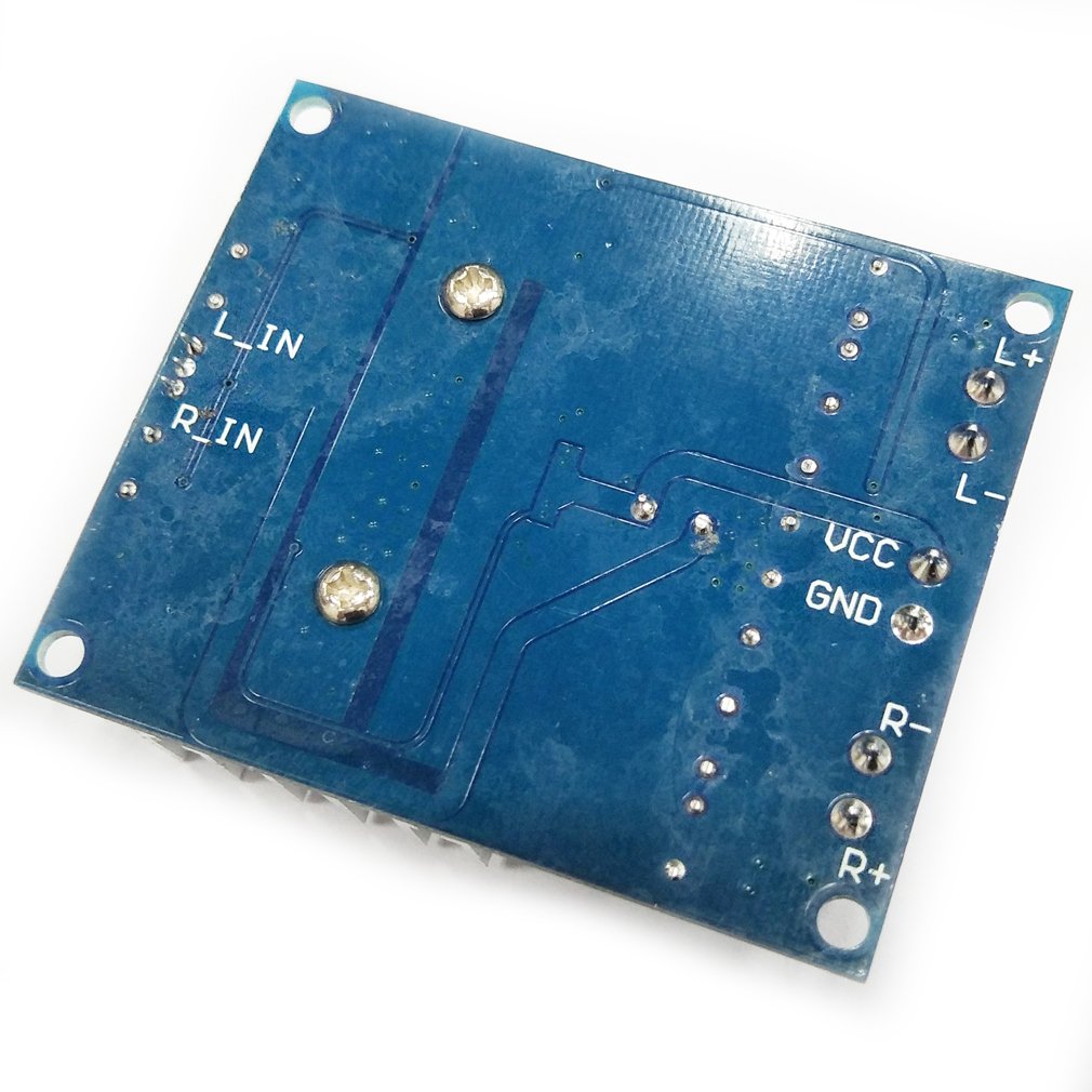 HiLetgo TDA7492 D-Klasse Hochleistungs-Digital-Verstärkerplatine, 2 x 50 W, mit Kühler