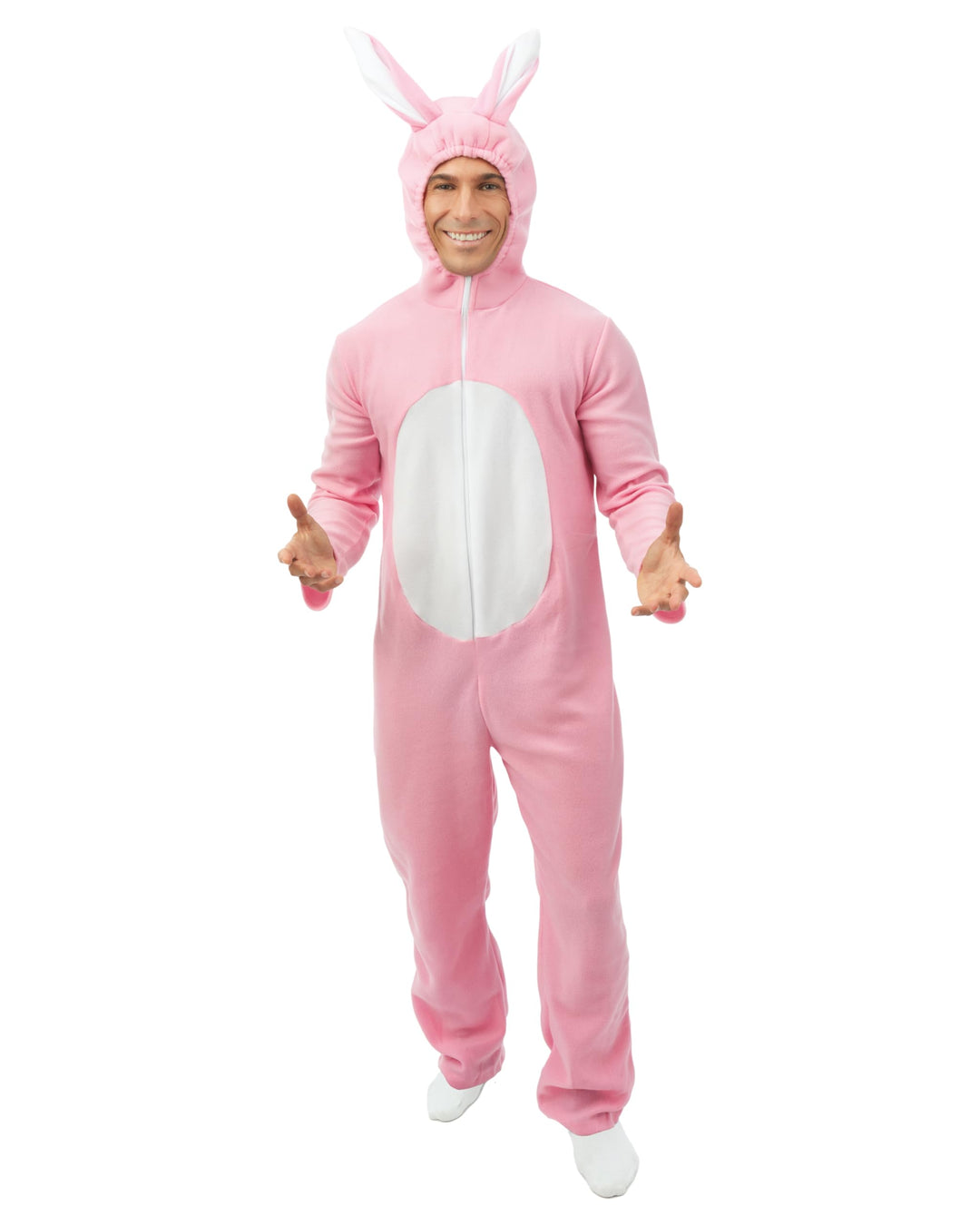 P'TIT CLOWN - Hasenkostüm - Erwachsenenkostüm - Unisex - Perfekt für Karneval, JGA, Ostern, Hallowee
