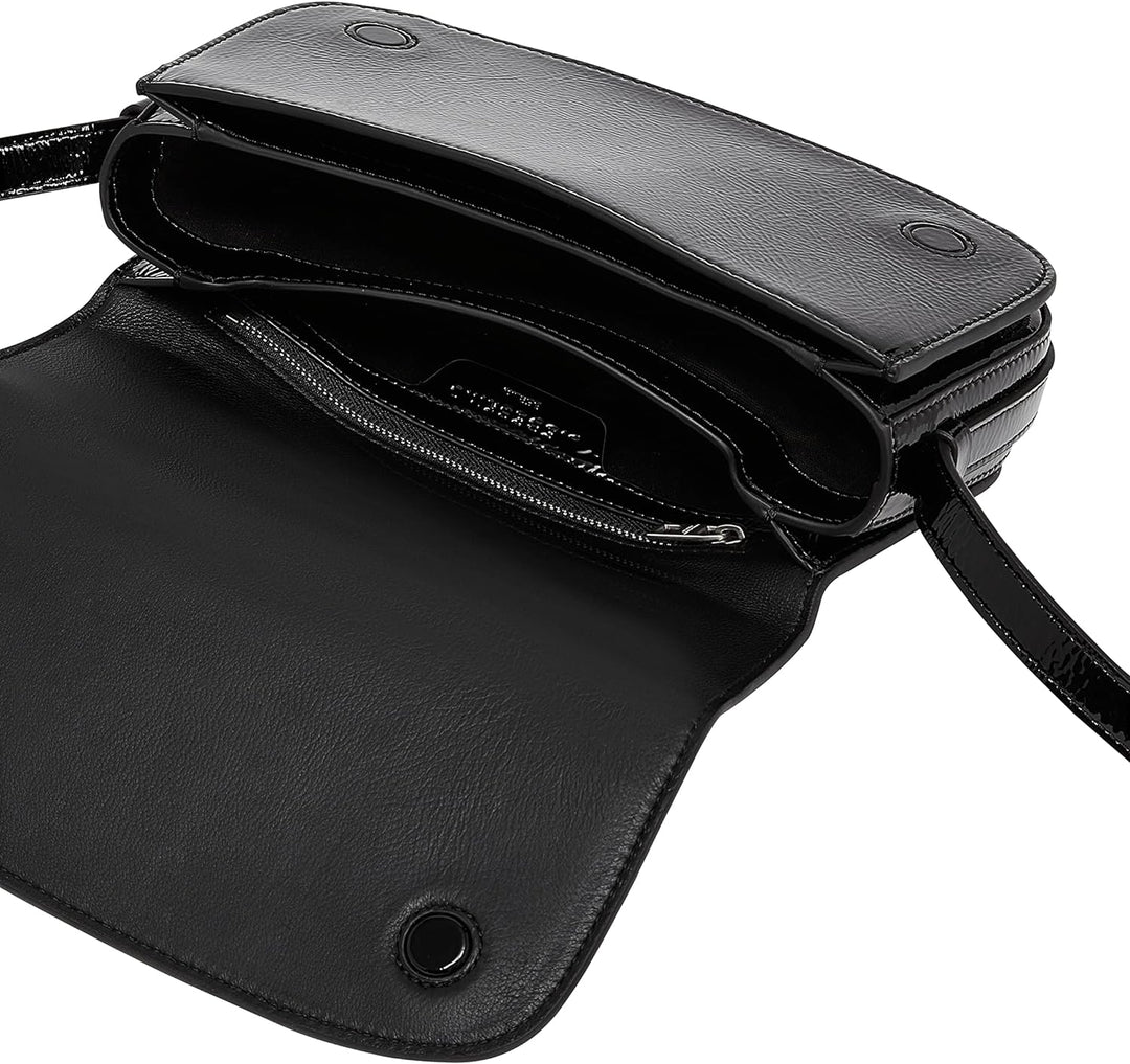 Liebeskind Berlin SADIE NAPLACK Crossbody, Small (HxBxT 15cm x 23.5cm x 6.5cm), Black