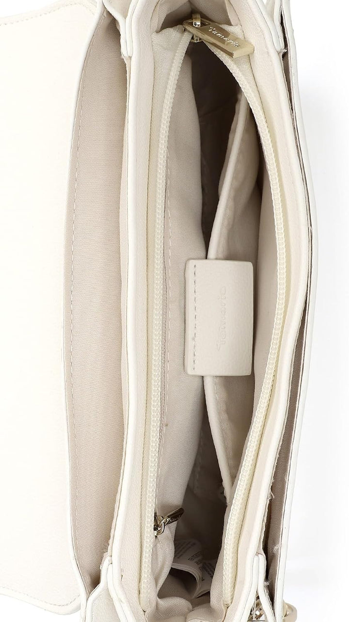Tamaris Umhängetasche TAS Kim 34271 Damen Handtaschen Uni Weiss Einheitsgrösse, Weiss Einheitsgrösse