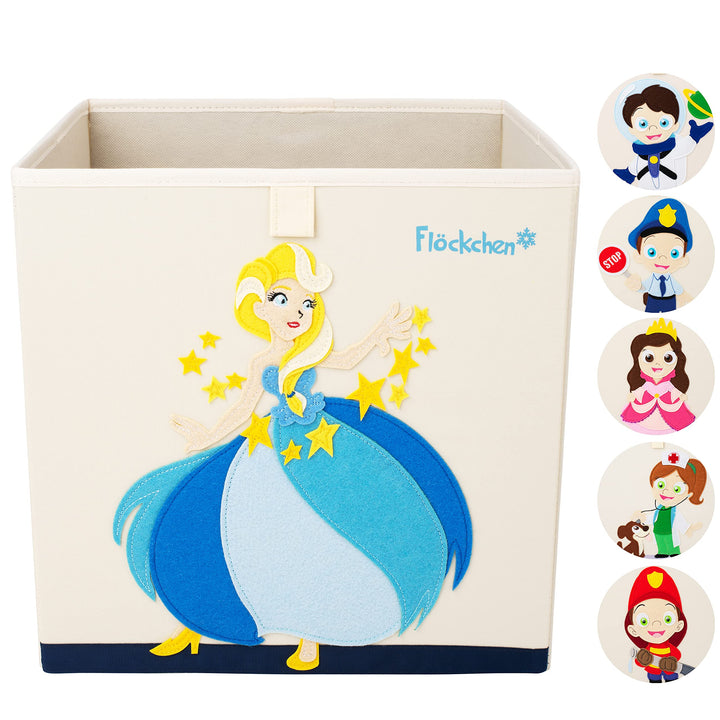 Kinder Aufbewahrungsbox | Premium Spielzeugkiste für Kinderzimmer I Spielzeug Box (33x33x33) bringt