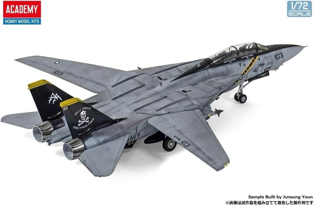 Academy 1/72 US Navy F-14B Tomcat VF-103 Jolly Rogers Kunststoff Modell 12578