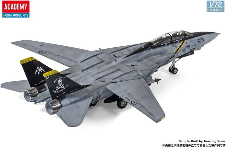 Academy 1/72 US Navy F-14B Tomcat VF-103 Jolly Rogers Kunststoff Modell 12578