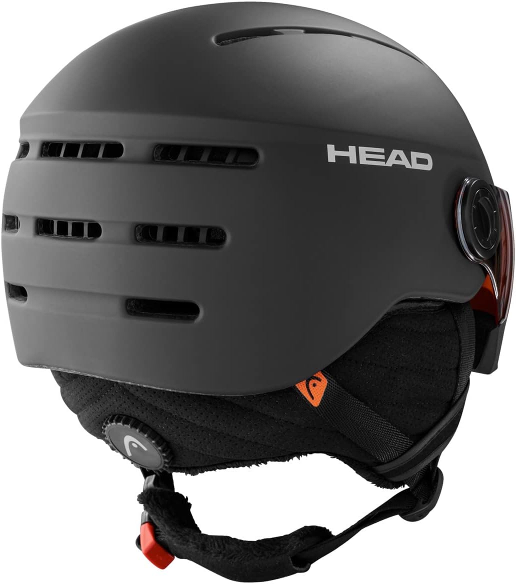 HEAD KNIGHT Visier Skihelm für Erwachsene, Unisex, Black XL/XXL Schwarz, XL/XXL Schwarz